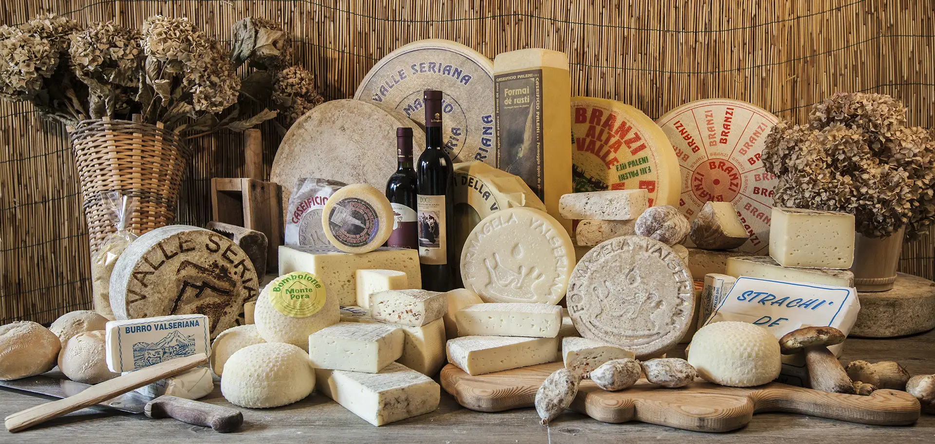 Composizione Di Prodotti Caseificio Paleni